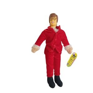 NWT 1999 Austin Powers Figure Plush Soft Doll Velvet Suit Tags Movie Memorabilia
